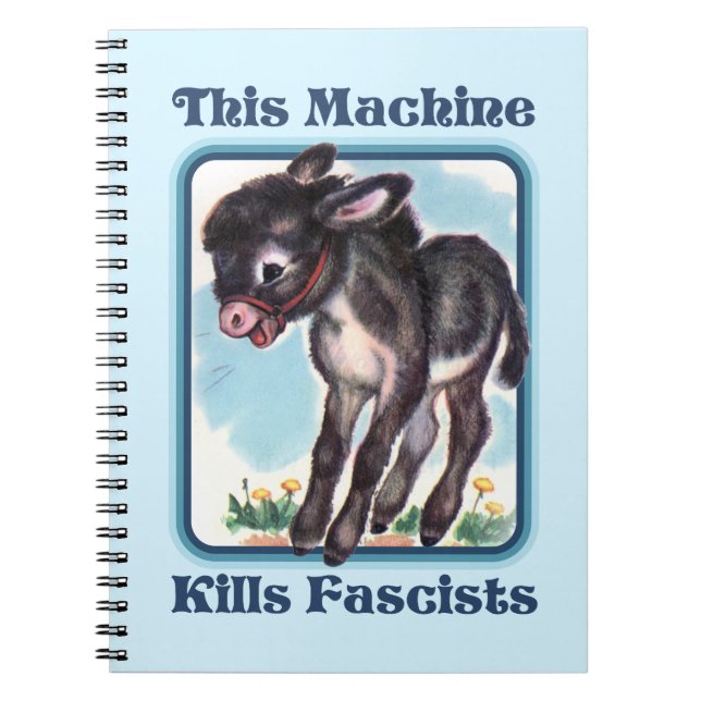 Caderno Espiral Esta Máquina Matar Fascistas (Frente)