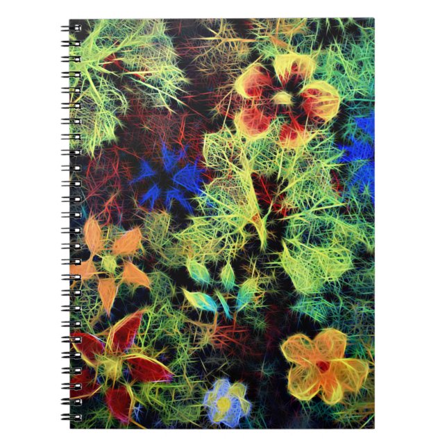 Caderno Espiral Está no notebook espiral das cores (Frente)