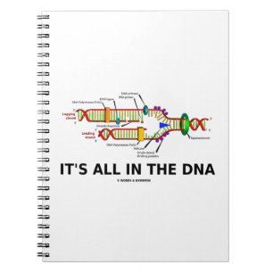 Caderno Espiral Está tudo no Humor da Biologia Molecular do DNA