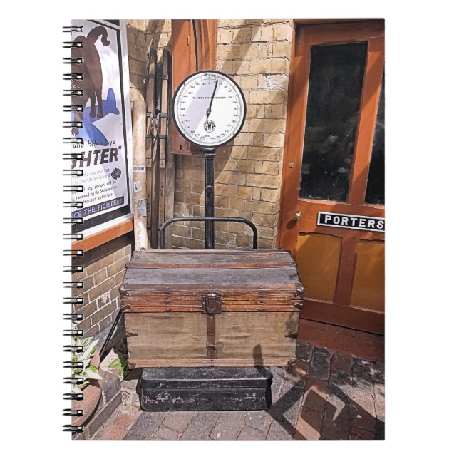 CADERNO ESPIRAL ESTAÇÃO DE COMBOIO ANTIGO (Frente)