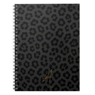 Caderno Espiral Estampa de Animais com Impressão de Leopardo à Mei