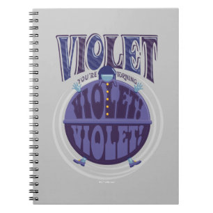 Caderno Espiral Estás a transformar a Violet, Violet!