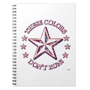 Caderno Espiral Estas cores não correm!Estrela