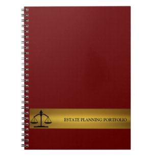 Caderno Espiral Estate Portfolio Planner