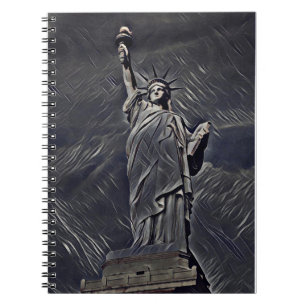 Caderno Espiral Estátua da Liberdade