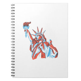 Caderno Espiral Estátua da Liberdade