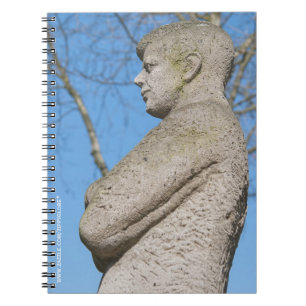 Caderno Espiral Estátua de John F. Kennedy em Bonn