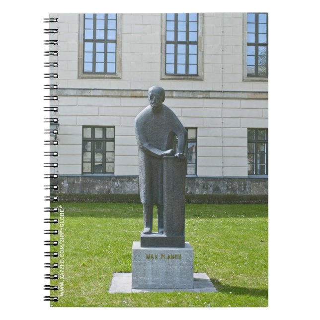 Caderno Espiral Estátua de Max Planck em Berlim (Frente)