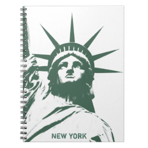 Caderno Espiral Estátua de Notebook de Nova York de presentes de D