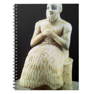 Caderno Espiral Estátua do oficial Ebih-IL, do templo de