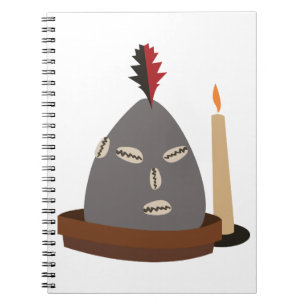Caderno Espiral Estátua Elegua