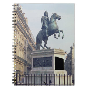 Caderno Espiral Estátua equestre do rei Louis XIV (1816-22) (bro
