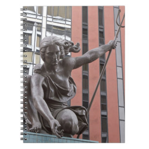 Caderno Espiral estátua Portlandia, Portland, Oregon