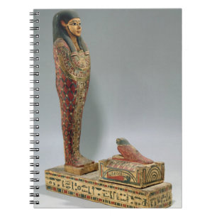 Caderno Espiral Estatueta de Osiris de Iahmes (madeira pintada)