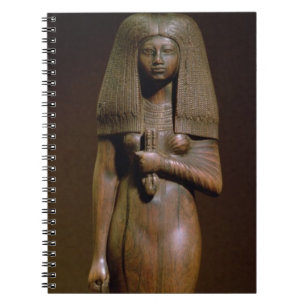 Caderno Espiral Estatueta do Tuya, cabeça do harem do minuto, N
