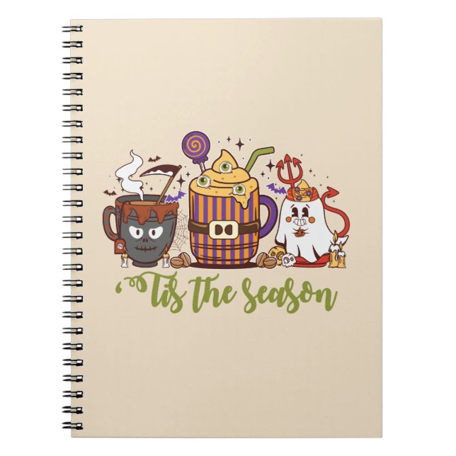 Caderno Espiral "Este Café De Halloween (Frente)
