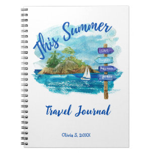 Caderno Espiral Este Diário Viagem de Verão