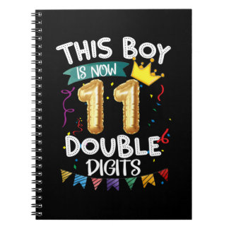 Caderno Espiral Este Rapaz Tem Agora 11 Dígitos Duplos Aniversário