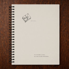 Caderno Espiral Estética Epistolar Vintage