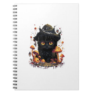 Caderno Espiral Estética Goblincore E Cottagecore Sob Cogumelo