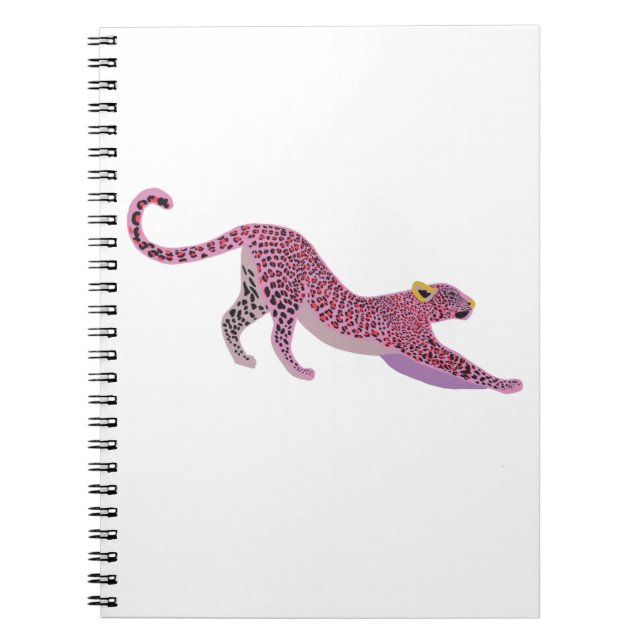 Caderno Espiral Esticamento do Leopard (Frente)