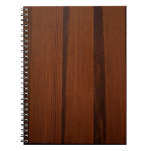 Caderno Espiral Estilo de madeira