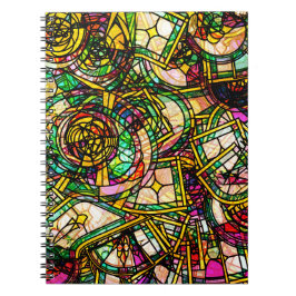 Caderno Espiral Estilo de Tiffany