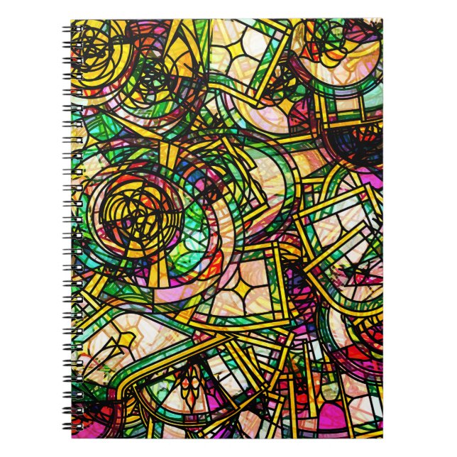 Caderno Espiral Estilo de Tiffany (Frente)