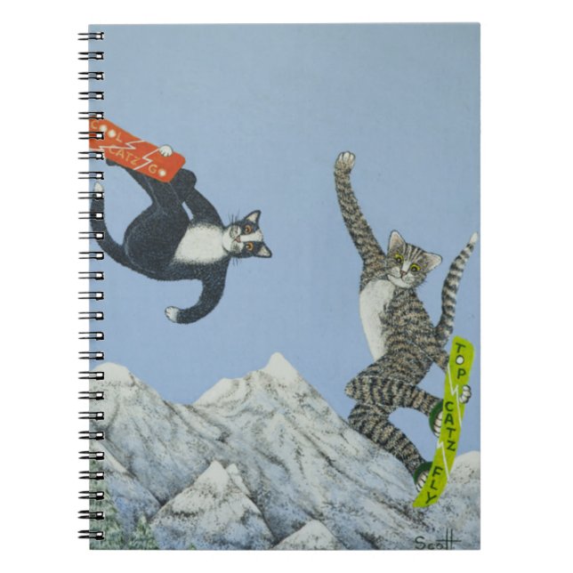 Caderno Espiral Estilo e capacidade (Frente)