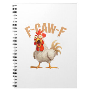 Caderno Espiral Estilo Estético Clássico F-Caw-F