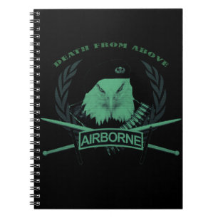 Caderno Espiral Estilo militar das insígnias das tropas