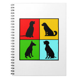 Caderno Espiral Estilos de cães