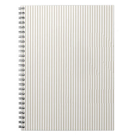 Caderno Espiral Estirpe bege e branco