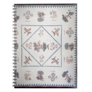 Caderno Espiral Estofe no "Broderie Perse", c.1800 (aplicado,