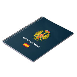 Caderno Espiral Estojo para Passaporte do Exército de Terra
