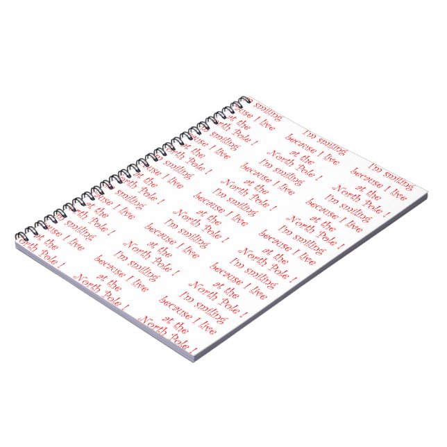 Caderno Espiral Estou sorrindo porque notebook (Left Side)