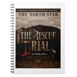 Caderno Espiral Estreia Mundial de The Rescue Trial Vintage