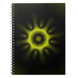 Caderno Espiral Estrela Amarela Explosiva