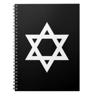 Caderno Espiral Estrela Branca de David