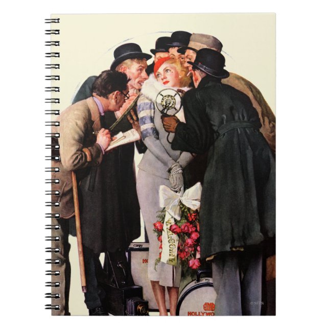 Caderno Espiral Estrela de Hollywood (Frente)