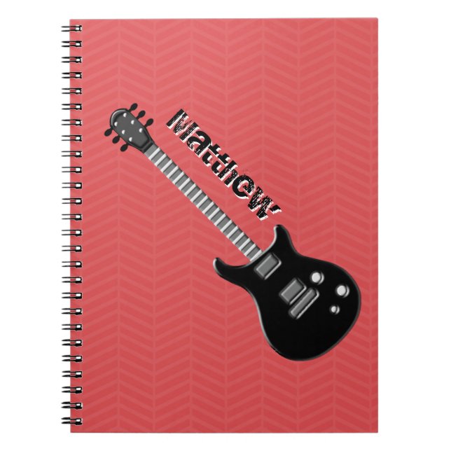 Caderno Espiral Estrela de Violão (Frente)