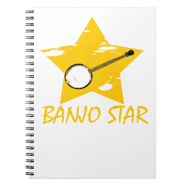 Caderno Espiral Estrela do Banjo (Frente)