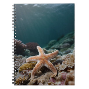 Caderno Espiral Estrela-do-mar no Mar Profundo