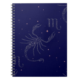 Caderno Espiral estrela escorpião