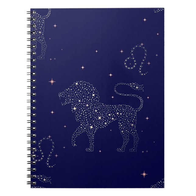 Caderno Espiral estrela leo (Frente)