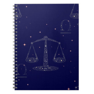 Caderno Espiral estrela libra