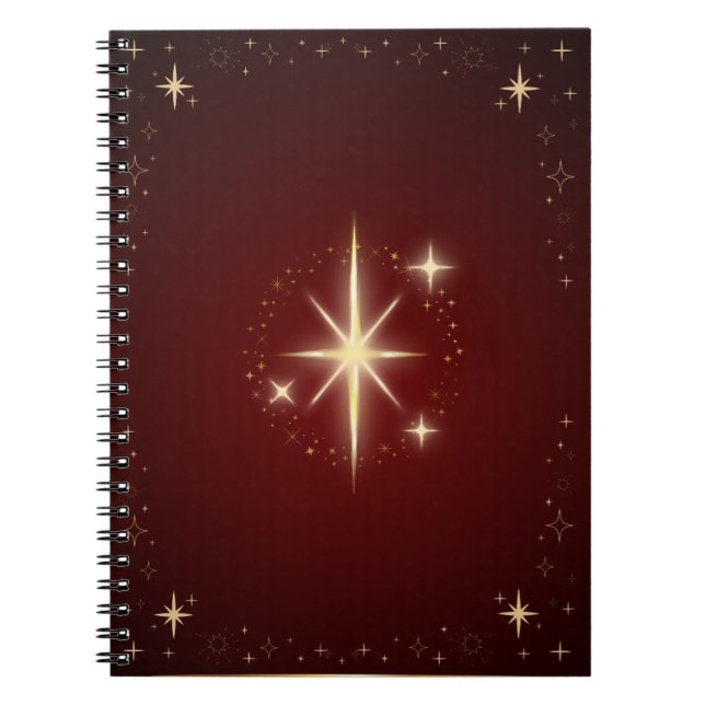 Caderno Espiral Estrela Marrom  (Frente)