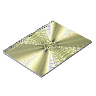 Caderno Espiral Estrela Metálica
