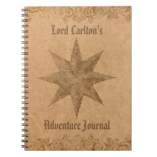 Caderno Espiral Estrela Steampunk Personalizada
