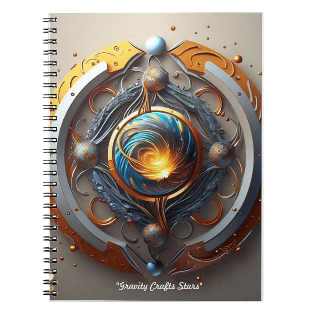 Caderno Espiral "Estrelado" (Frente)
